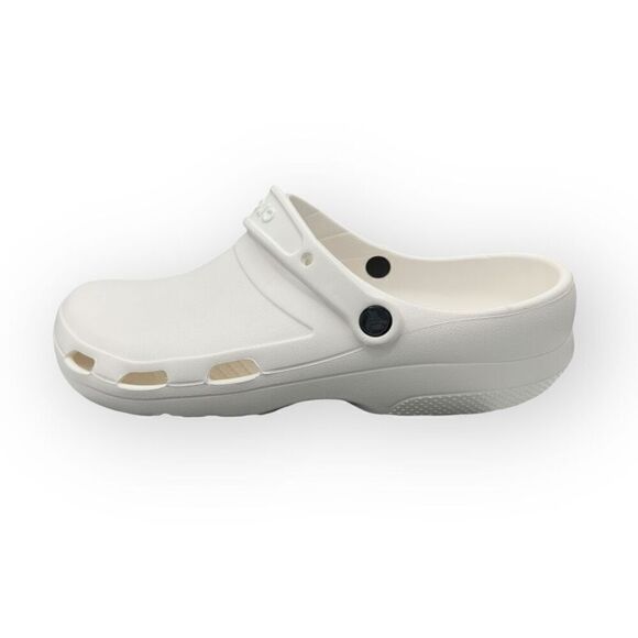 NWOT Crocs Unisex Work Specialist II Vent Clog White Size 13 - Picture 3 of 9